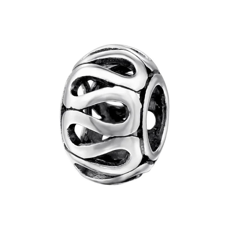 Sterling Silver Squiggled Bracelet Charm sold by Zulily
