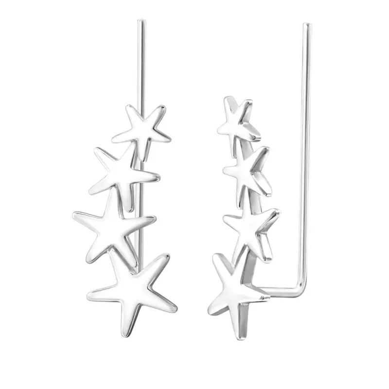 Sterling Silver Star Ear Climbers sold by Zulily