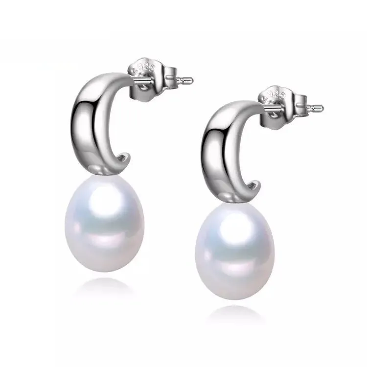 Cultured Pearl & Sterling Silver Drop earrings sold by Zulily