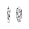 Sterling Silver Twisted Hoop Earrings sold by Zulily