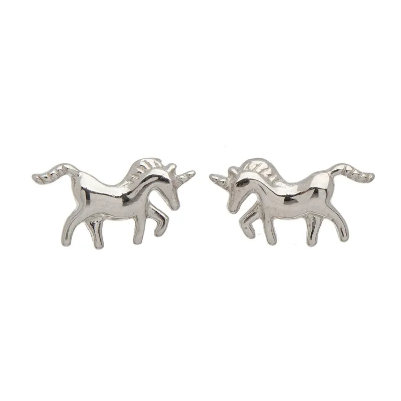 Sterling Silver Unicorn Stud Earrings sold by Zulily