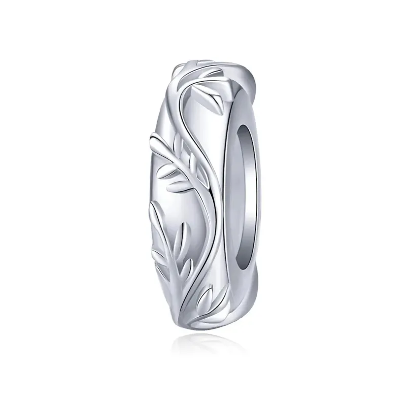 Sterling Silver Vines Bracelet Spacer Charm sold by Zulily
