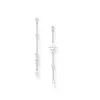 Sterling Silver Star & Geometric Drop Earrings with Cubic Zirconia sold by Zulily