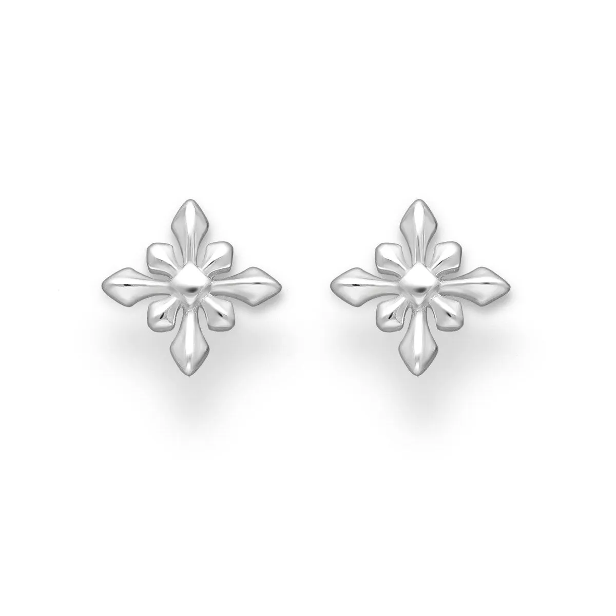 Sterling Silver Geometric Star Stud Earrings sold by Zulily