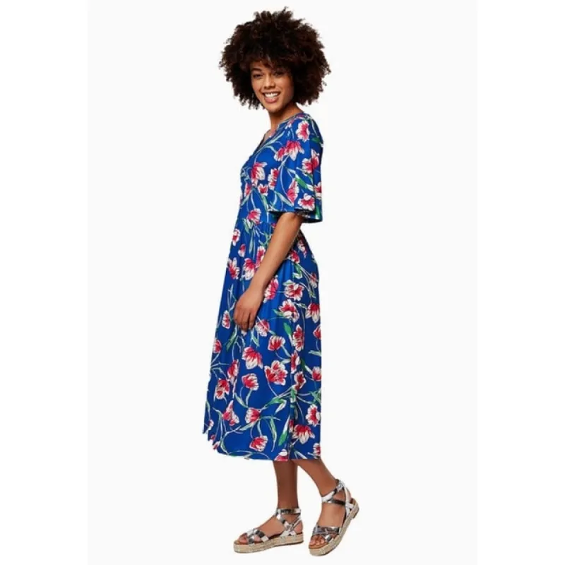 Leota Women's Zoe In Wild Tulip Dresss Blue sold by Zulily