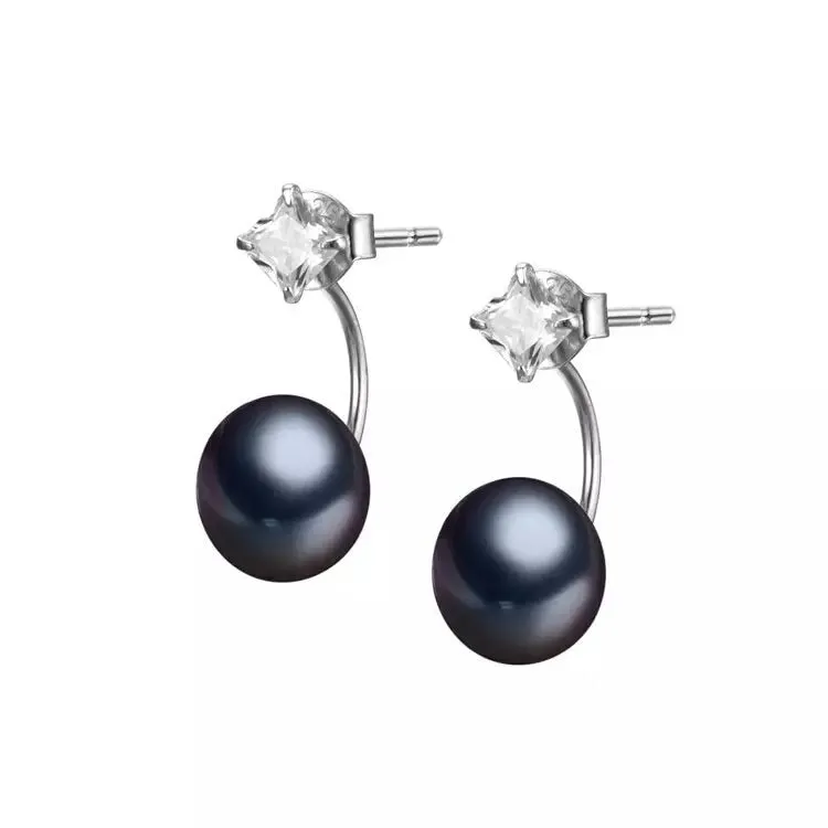 Freshwater Cultured Pearl & Cubic Zirconia Drop Earrings sold by Zulily
