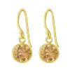 Cubic Zirconia & 18k Gold-Plated Drop Earrings sold by Zulily