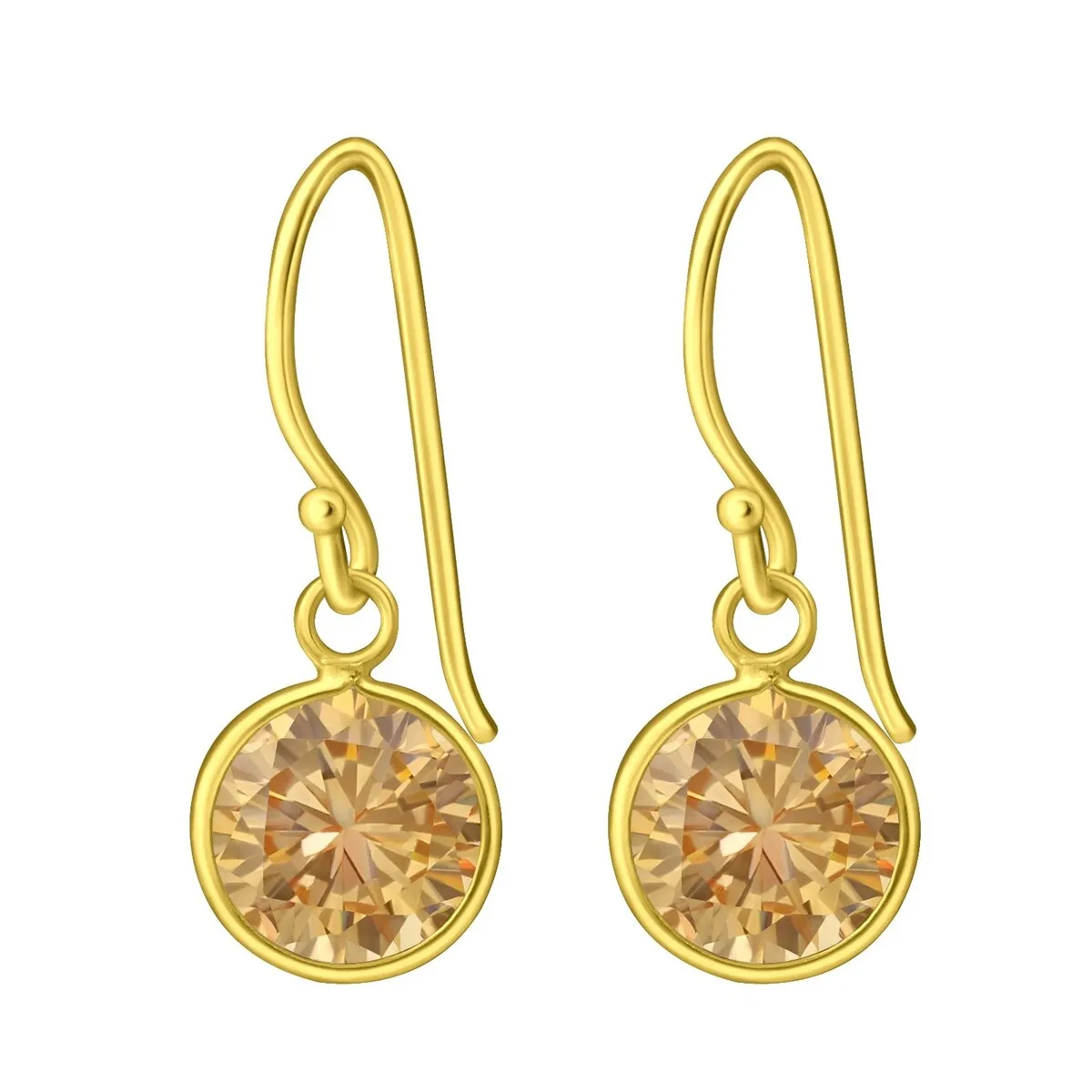 Cubic Zirconia & 18k Gold-Plated Drop Earrings sold by Zulily product image thumbnail 2