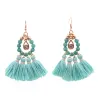 Beaded And Multi Tassel Drop Earrings sold by Zulily