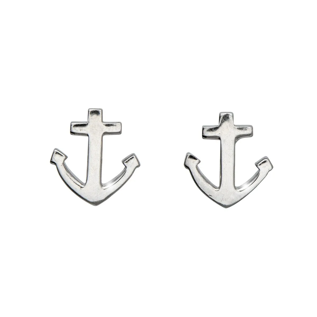 Sterling Silver Anchor Stud Earrings sold by Zulily