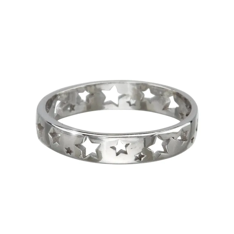 Sterling Silver Cut-out Star Ring sold by Zulily
