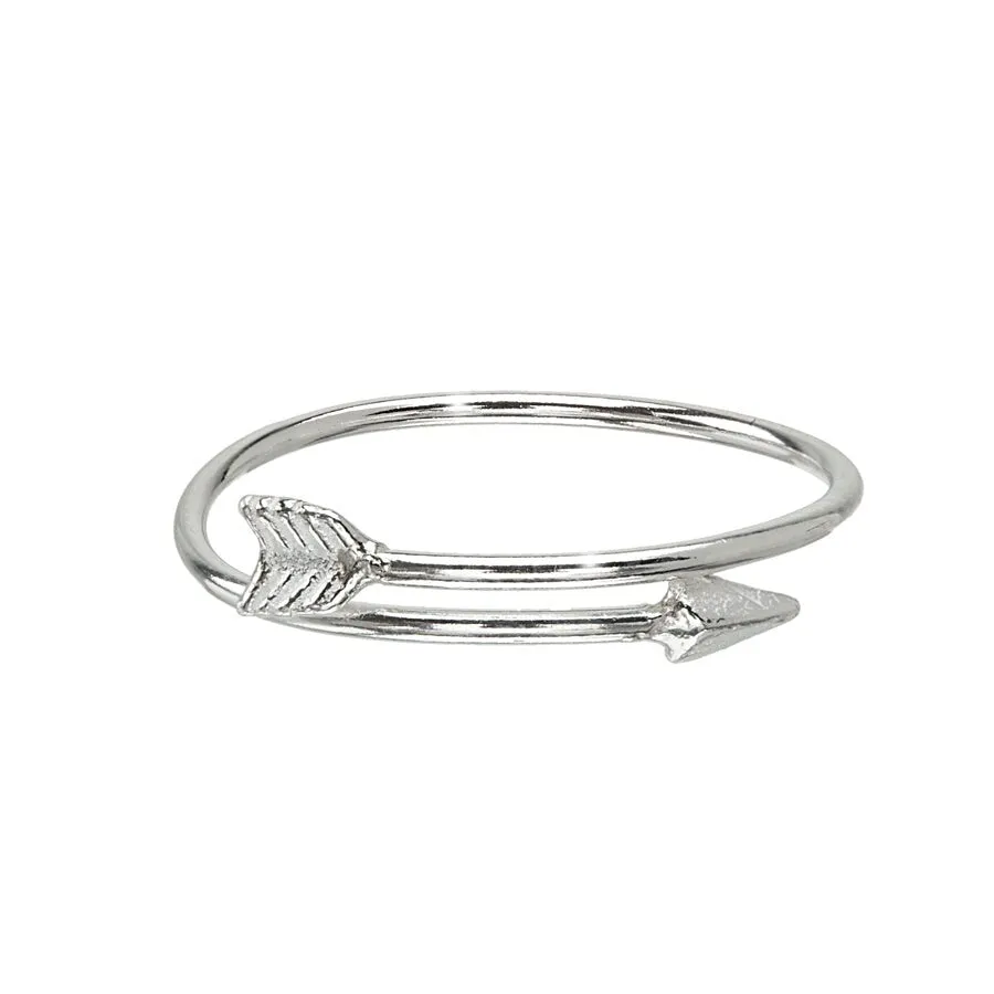 Sterling Silver Arrow Bypass Ring sold by Zulily