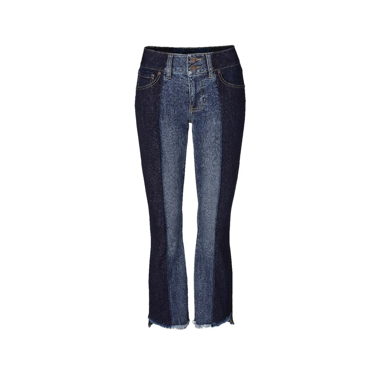 cabi Blue Ribbon Wash High-Low Crop Jean sold by Zulily