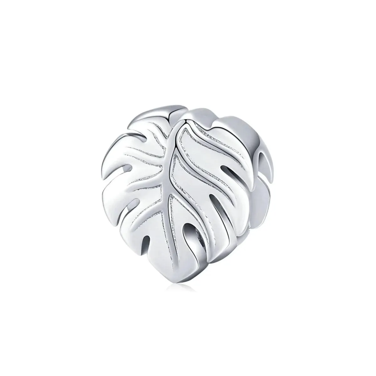 Sterling Silver Leaf Charm Bead sold by Zulily