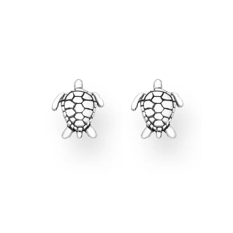 Sterling Silver Sea Turtle Stud Earrings sold by Zulily