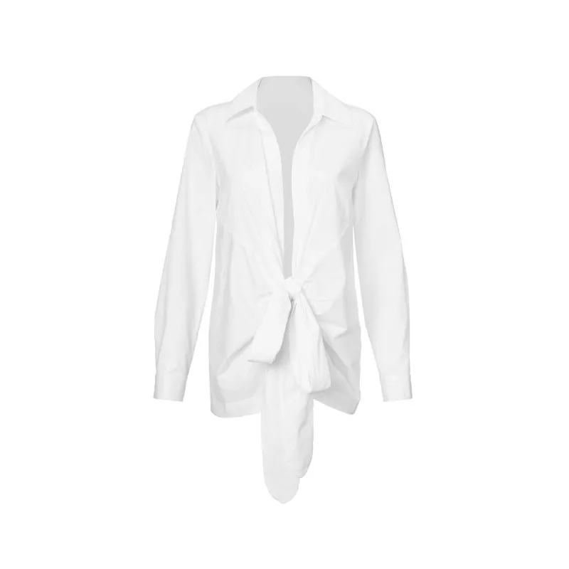 cabi White Highlife Wrap Shirt sold by Zulily