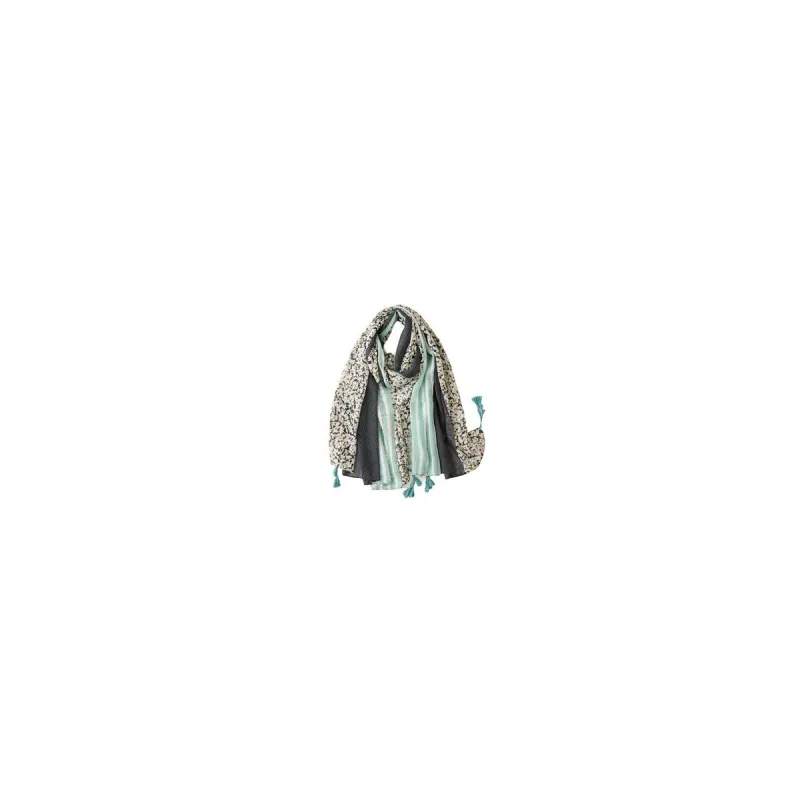 Turquoise Multi Striped Scarf sold by Zulily