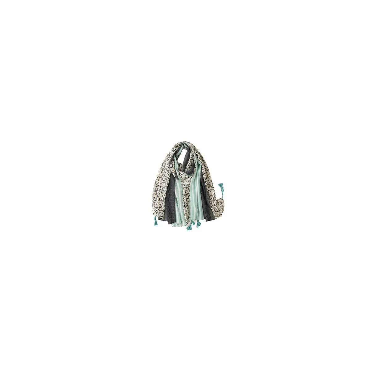 Turquoise Multi Striped Scarf sold by Zulily