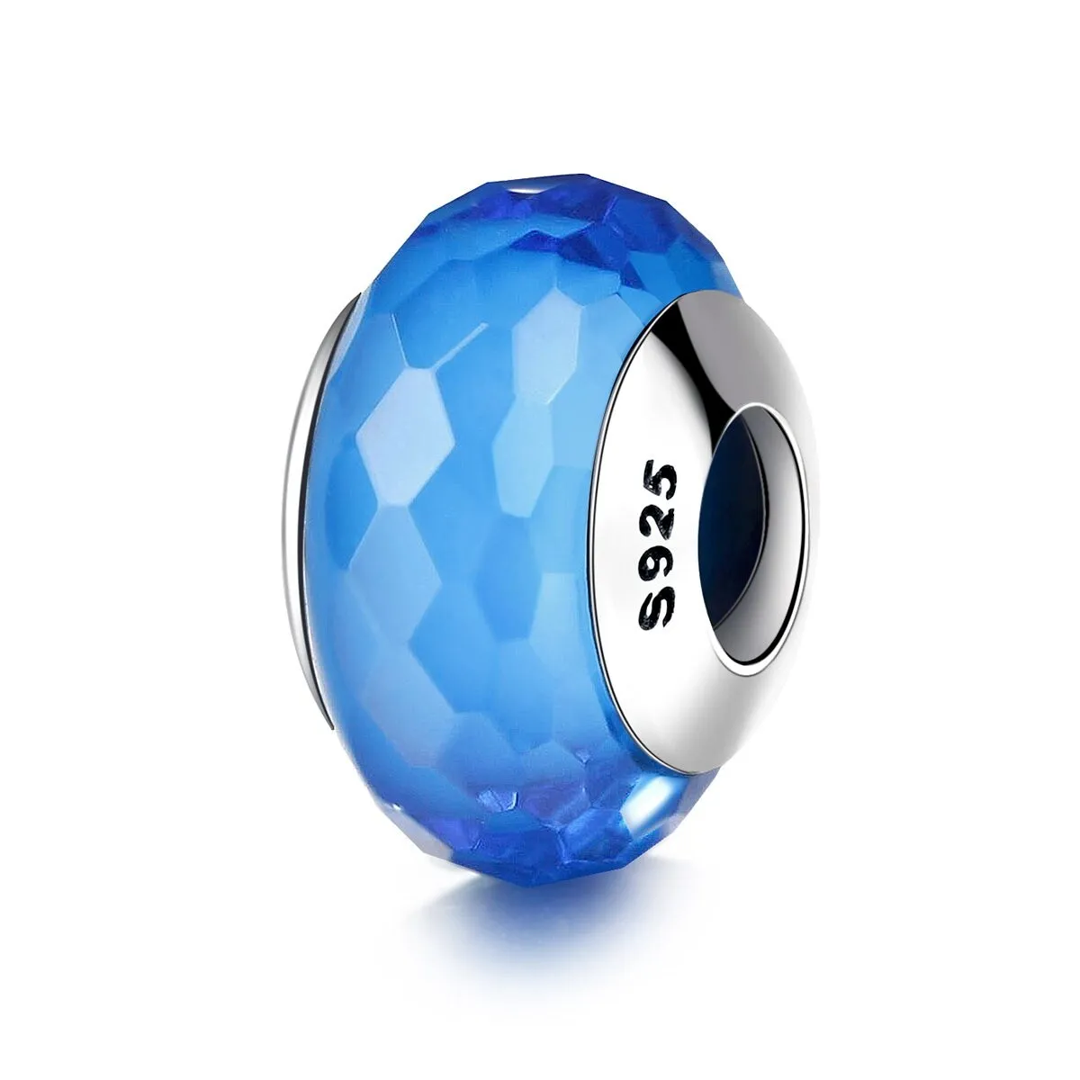 Faceted Glass & Sterling Silver Spacer Charm sold by Zulily product image thumbnail 5