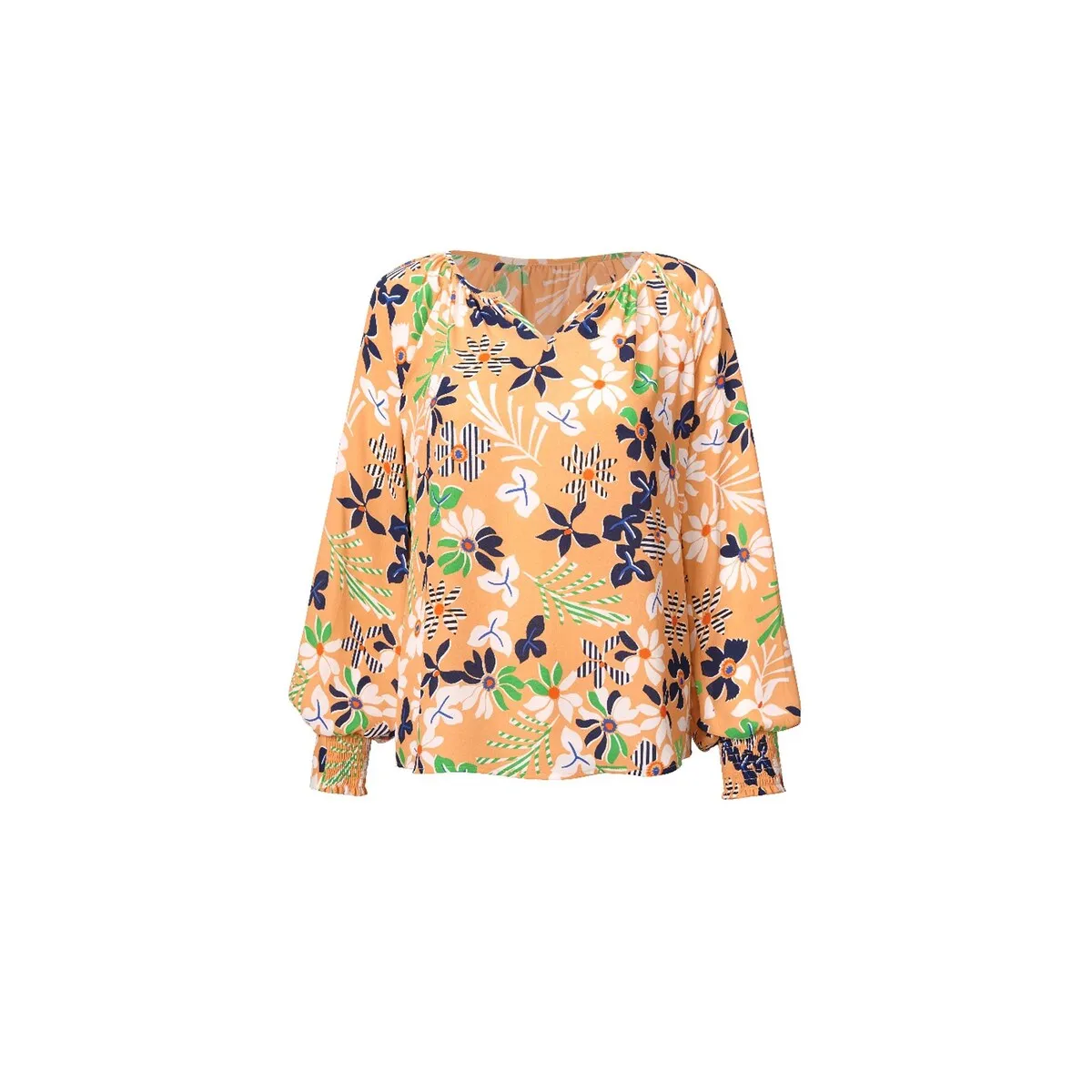 cabi Mod Flowers Island Blouse sold by Zulily