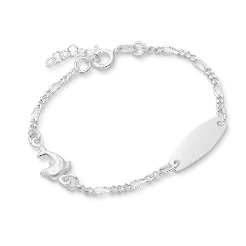 Sterling Silver Dolphin Chain Bracelet sold by Zulily