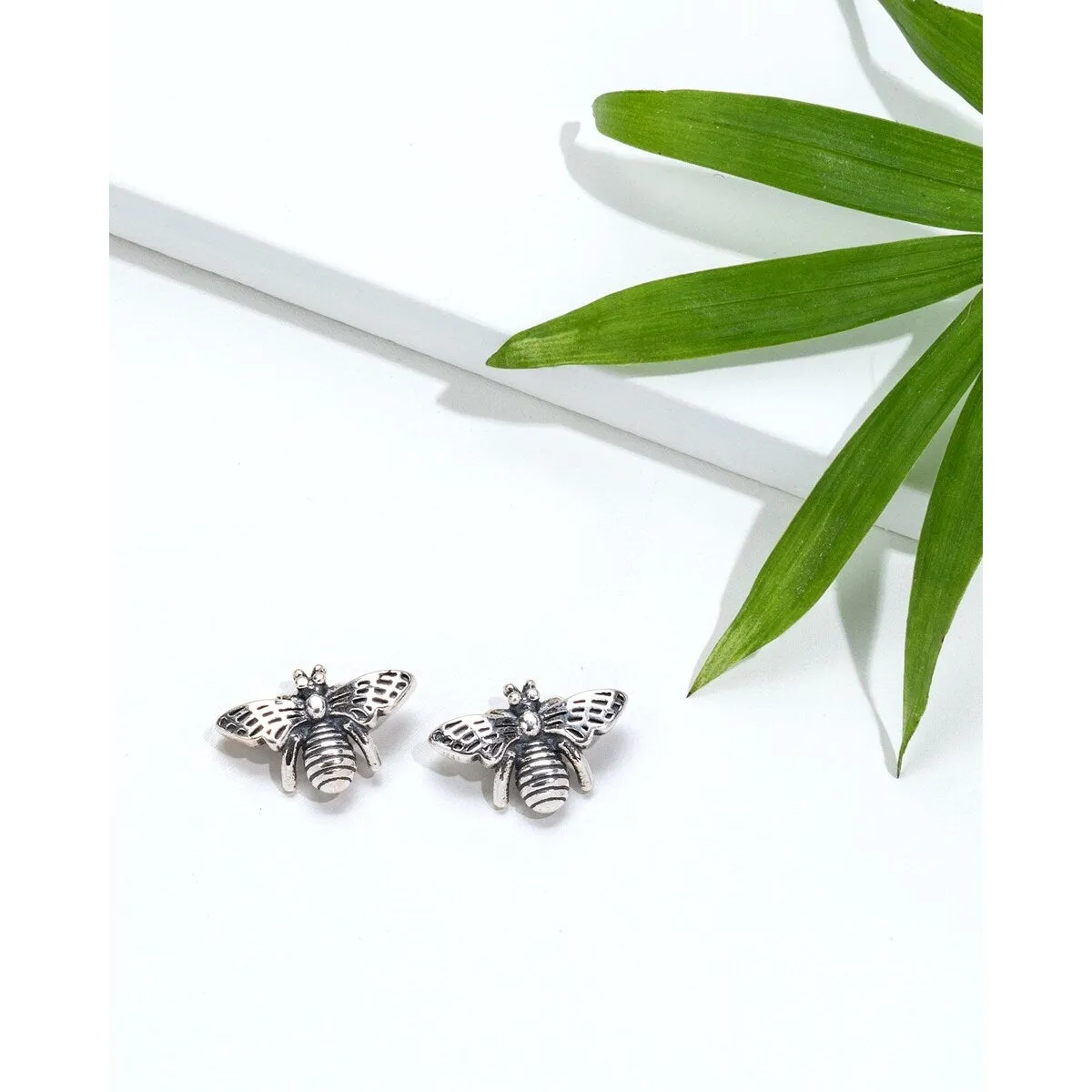 Sterling Silver Bee Stud Earrings sold by Zulily