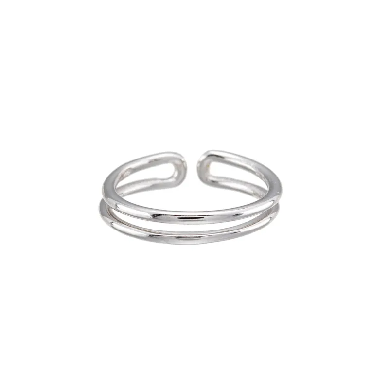 Sterling Silver Double Band Toe Ring sold by Zulily