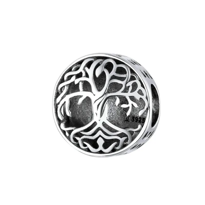 Cubic Zirconia & Sterling Silver Tree of Life Charm sold by Zulily
