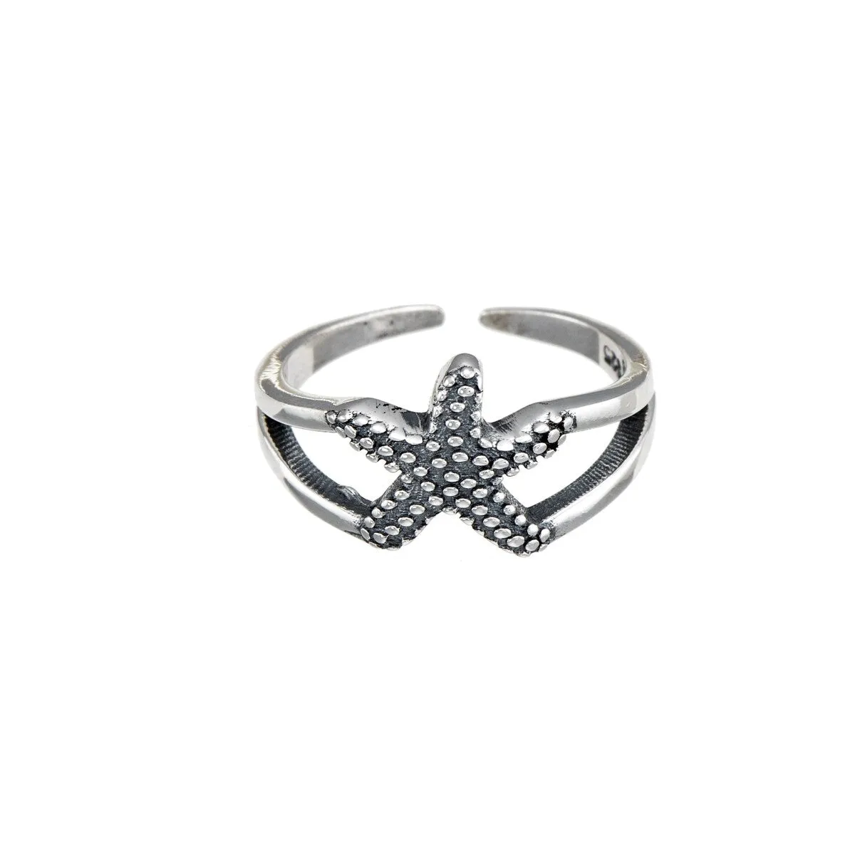Sterling Silver Starfish Toe Ring sold by Zulily