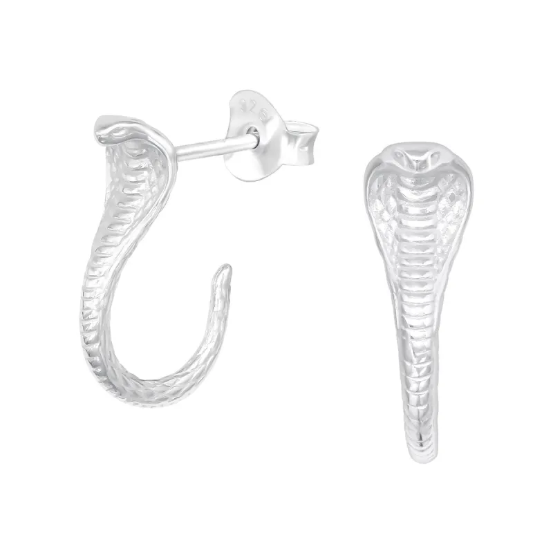 Sterling Silver King Cobra Drop Earrings sold by Zulily