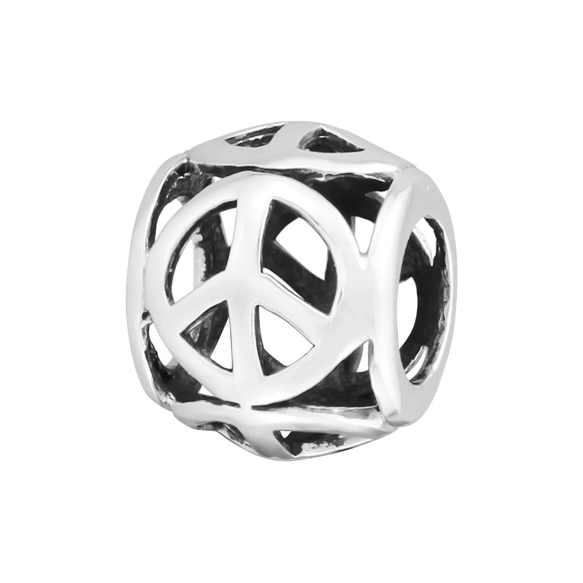 Sterling Silver Peace Sign Charm sold by Zulily