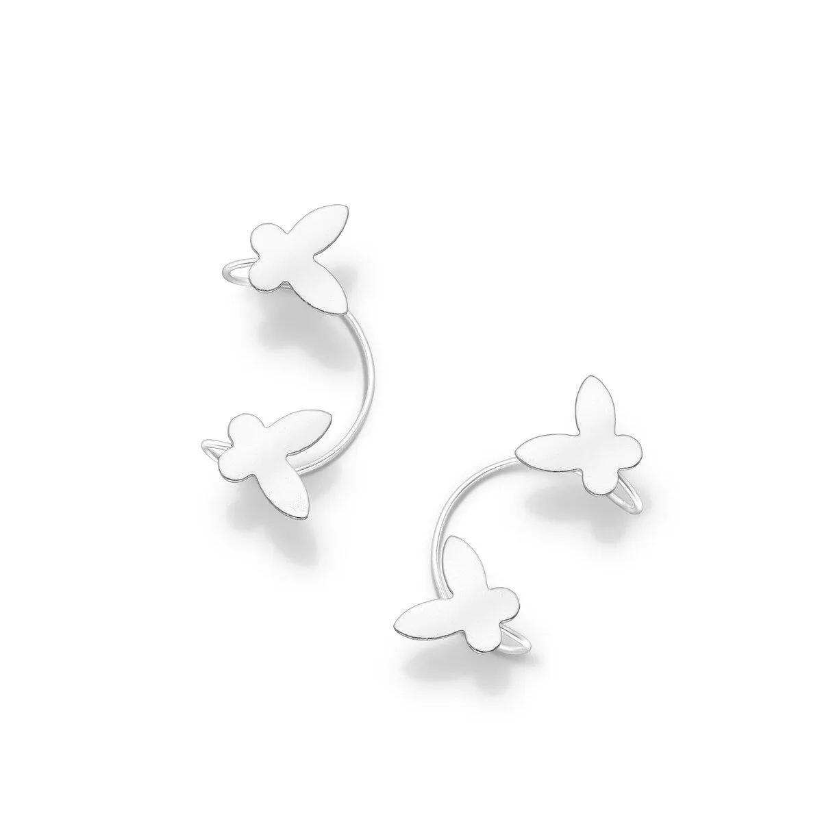 Sterling Silver Butterfly Ear Cuffs sold by Zulily