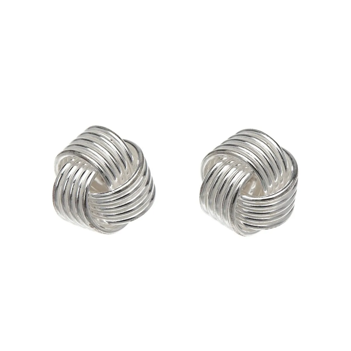 Sterling Silver Knot Stud Earrings sold by Zulily