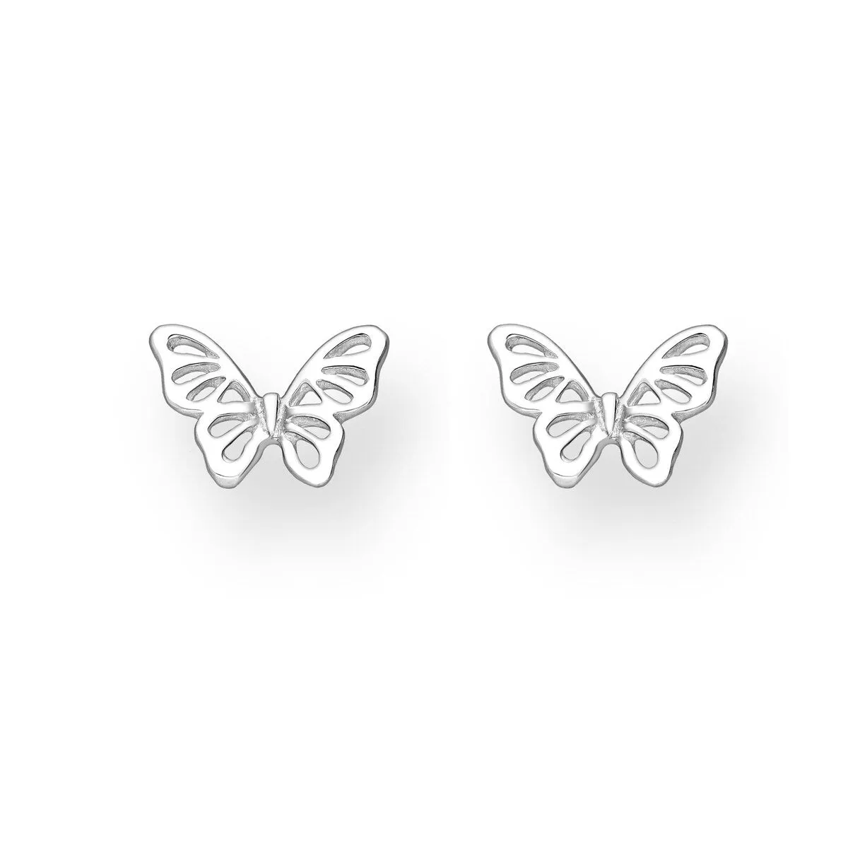 Sterling Silver Butterfly Stud Earrings sold by Zulily