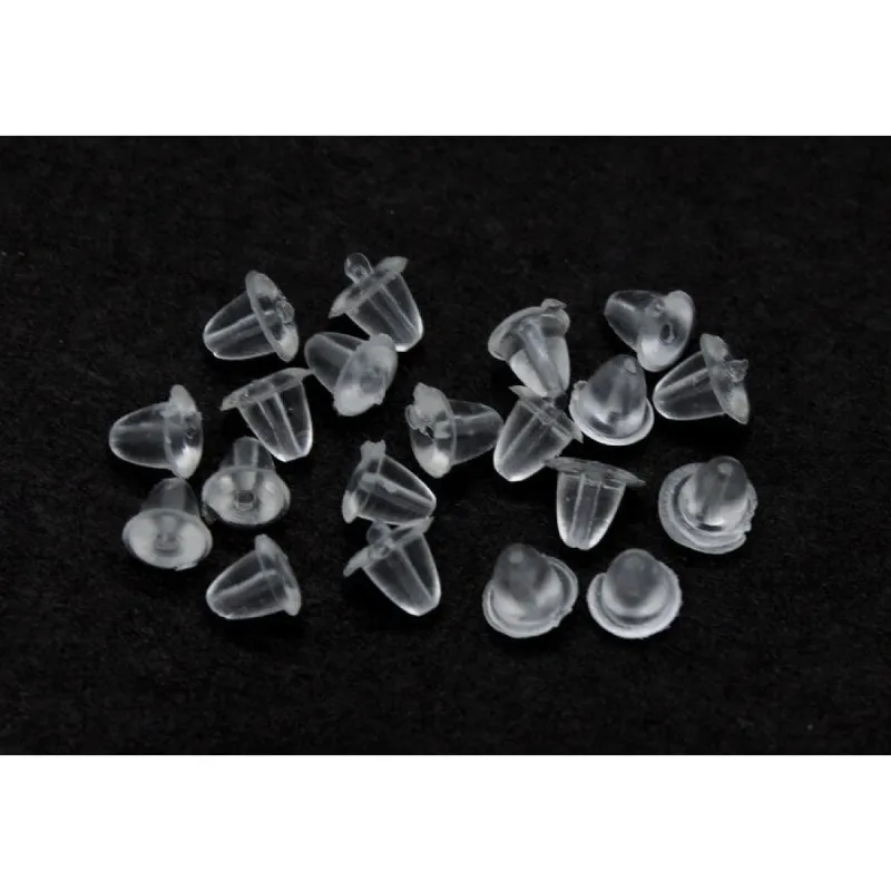 20 Pack Silicone Earring Backs sold by Zulily