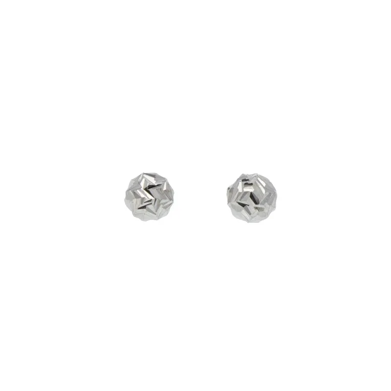Sterling Silver Textured Star Dome Stud Earrings sold by Zulily