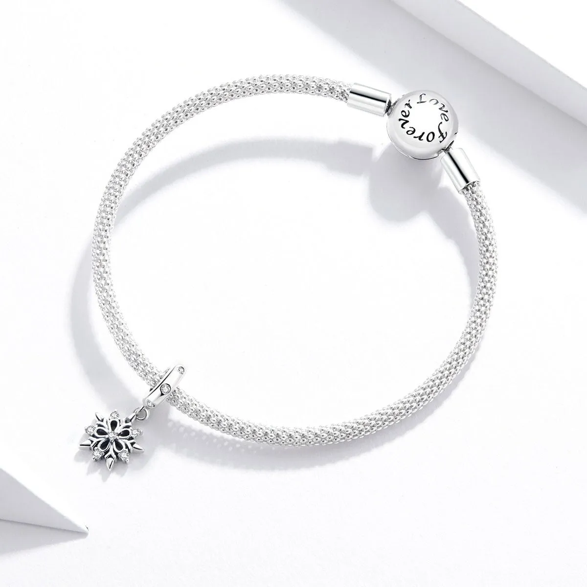 Sterling Silver Simple Snowflake Charm sold by Zulily product image thumbnail 2