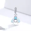 Blue Enamel & Sterling Silver Bug Charm (60523-25) sold by Zulily