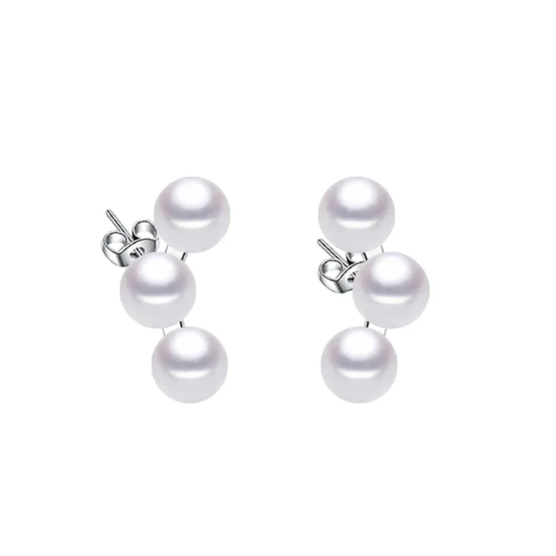 Freshwater Pearl & Sterling Silver Ear Crawlers sold by Zulily