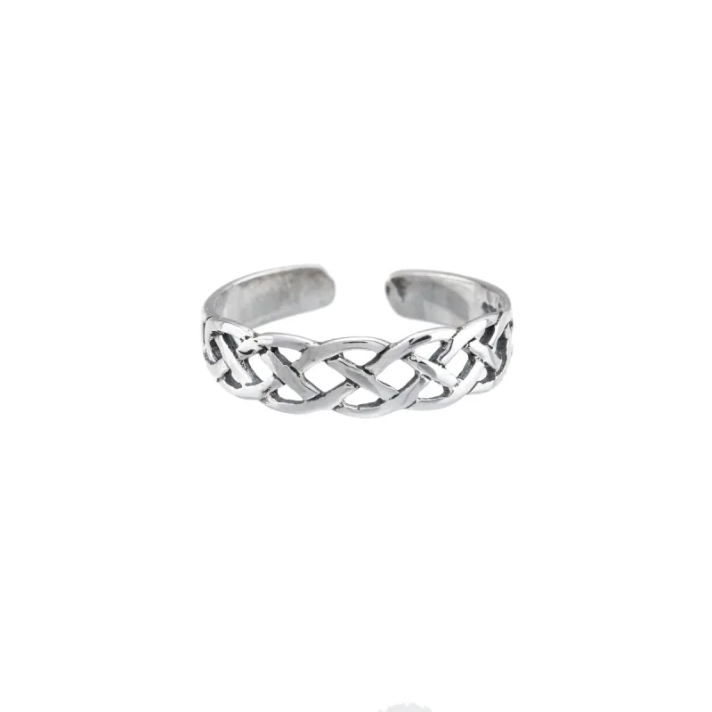 Sterling Silver Celtic Braided Toe Ring sold by Zulily