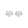 Sterling Silver Celtic Heart Stud Earrings sold by Zulily