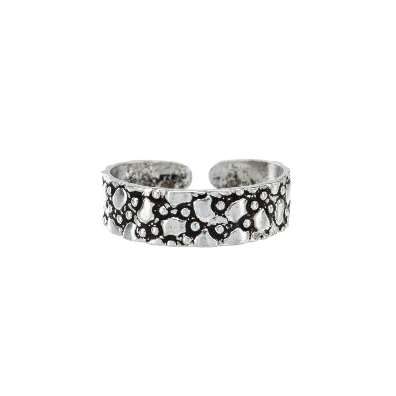 Sterling Silver Patterned Toe Ring sold by Zulily