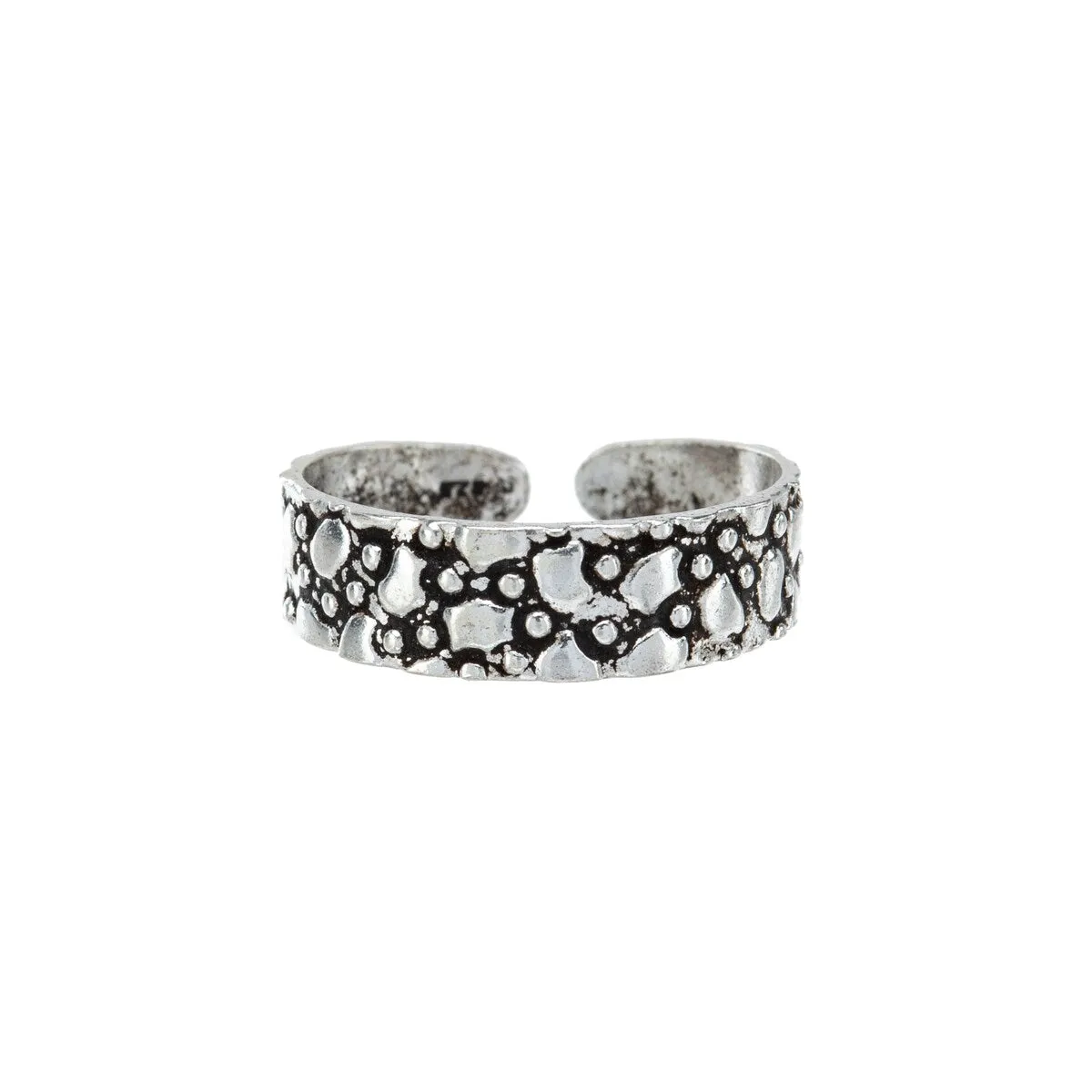 Sterling Silver Patterned Toe Ring sold by Zulily