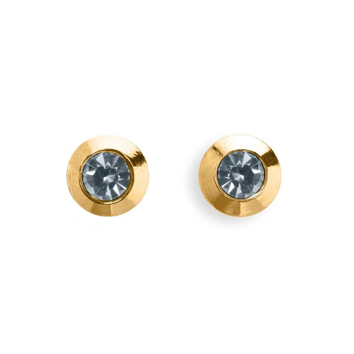 Dainty Circular Crystal Stud Earrings sold by Zulily product image thumbnail 5