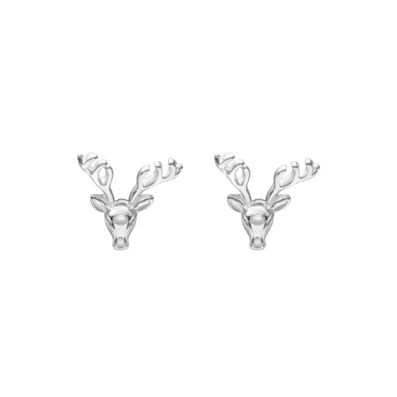 Sterling Silver Deer Stud Earrings sold by Zulily
