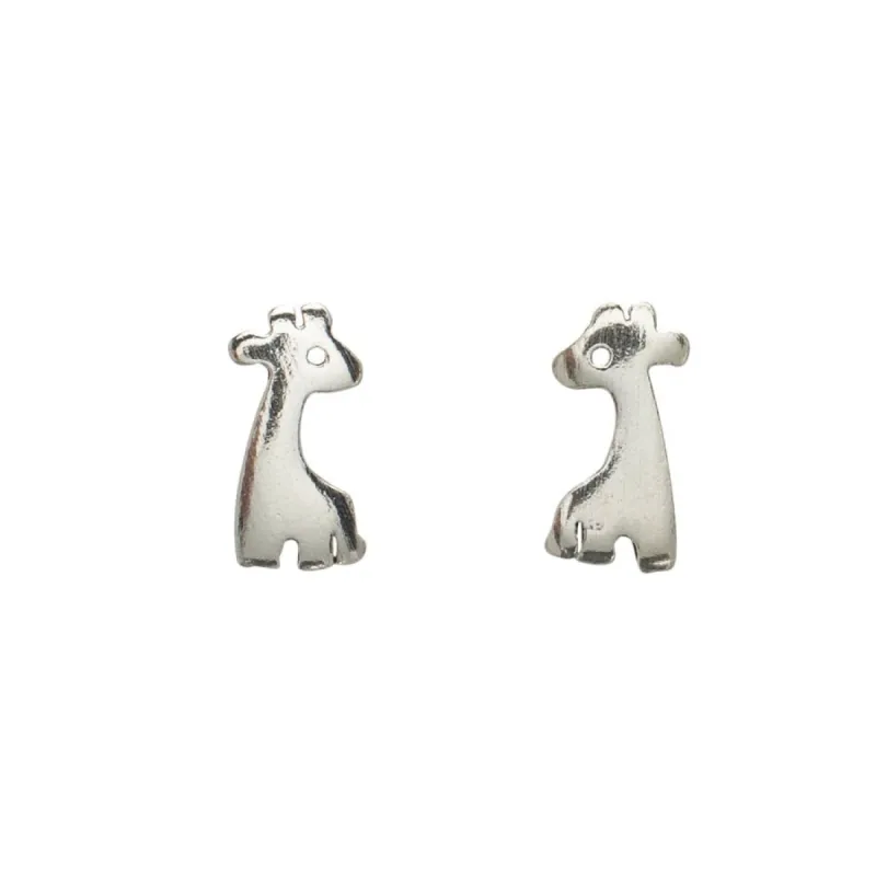 Sterling Silver Giraffe Stud Earrings sold by Zulily