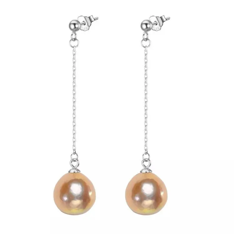 Freshwater Cultured Pearl Threader Drop Earrings sold by Zulily product image thumbnail 2