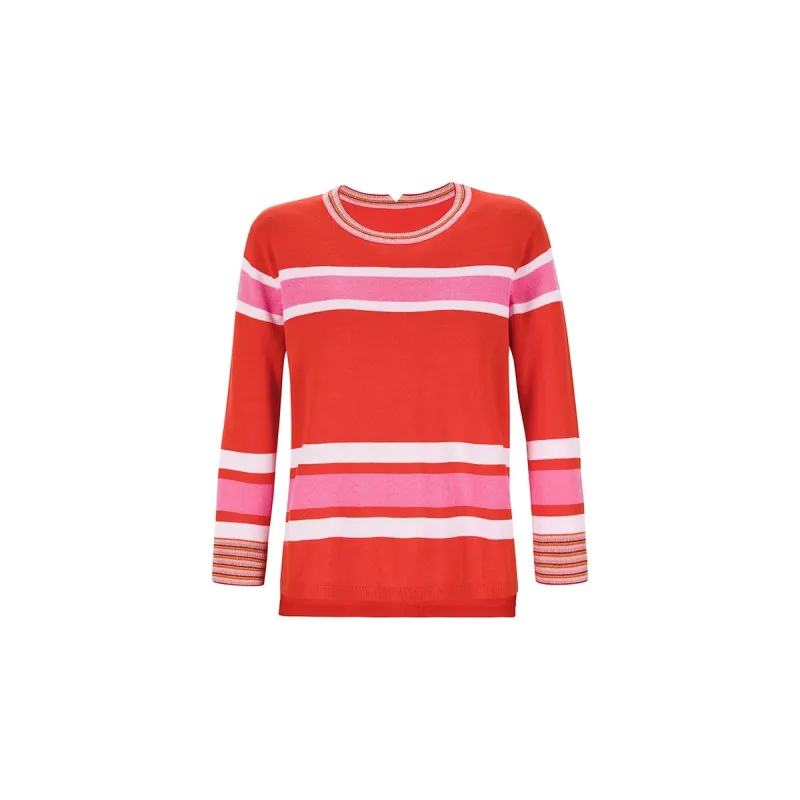cabi Sweetheart Stripe Cadet Pullover Sweater sold by Zulily
