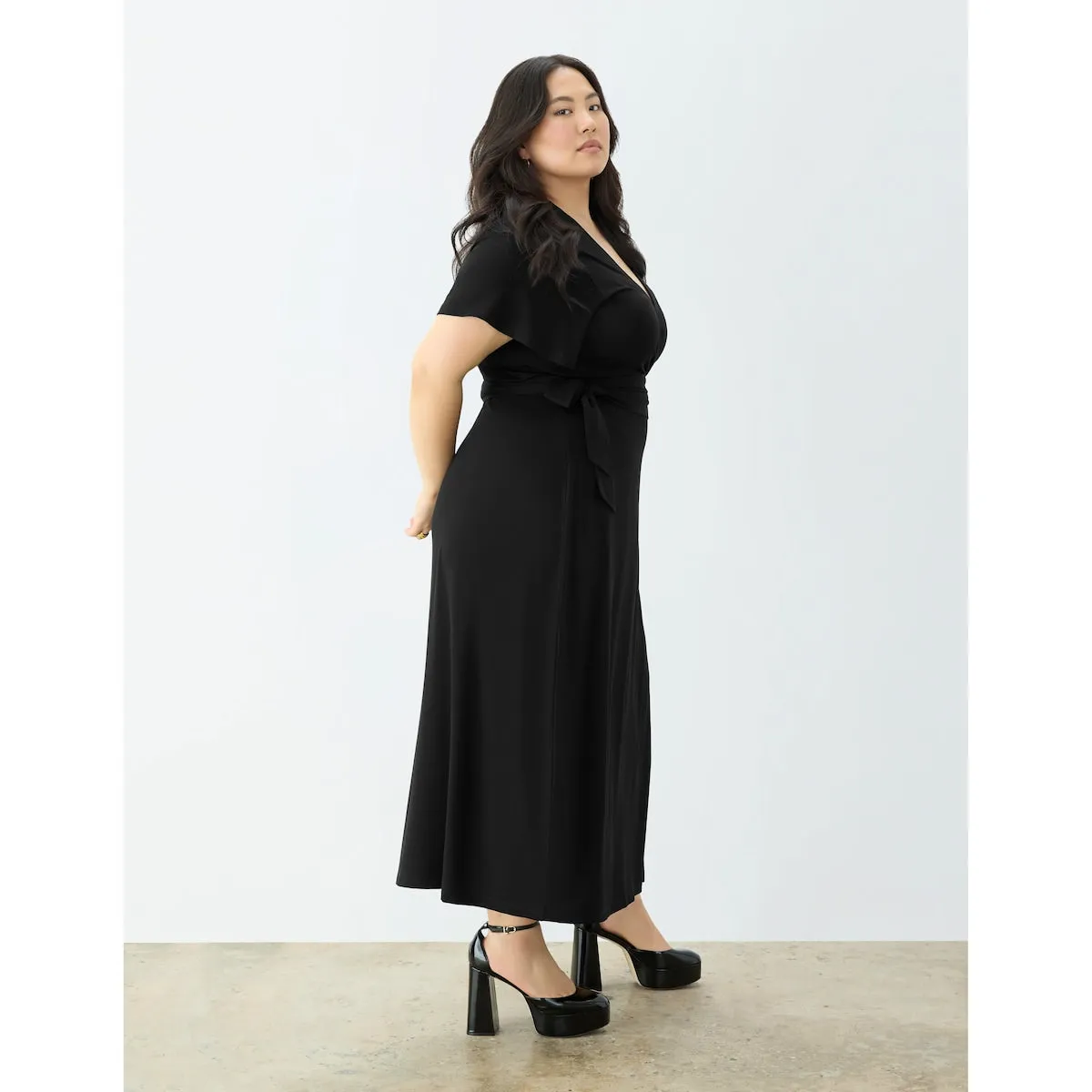 Gstq Fluid Knit Wrap Dress sold by Zulily