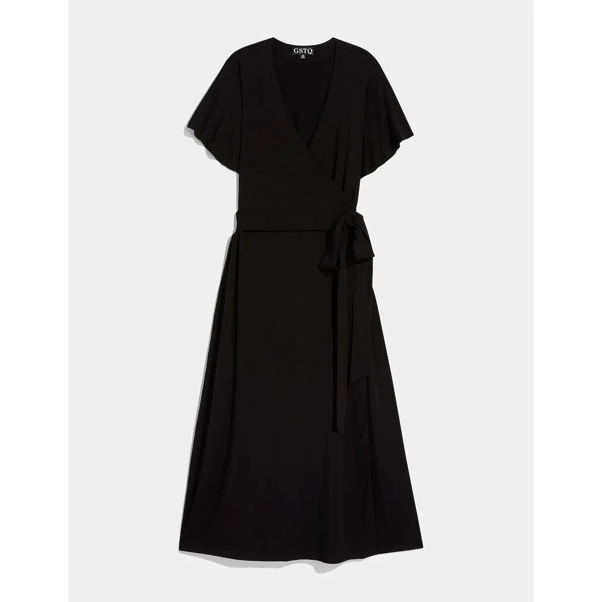 Gstq Fluid Knit Wrap Dress sold by Zulily product image thumbnail 4